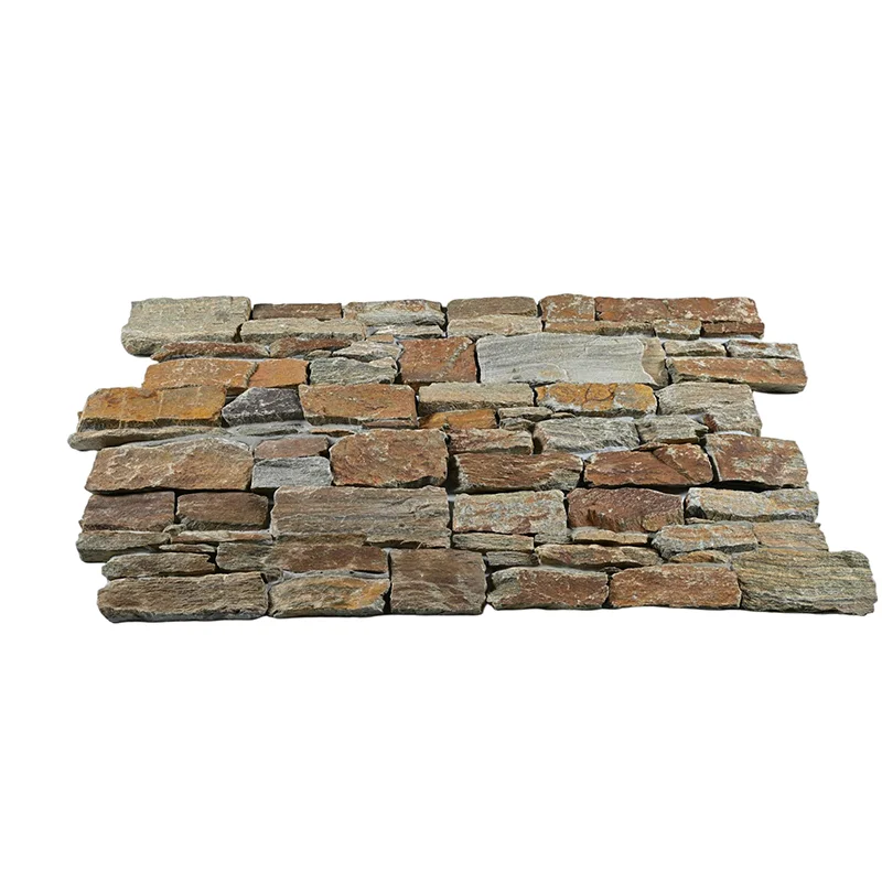 Rusty Slate Stone Veneer with Natural Split Surface