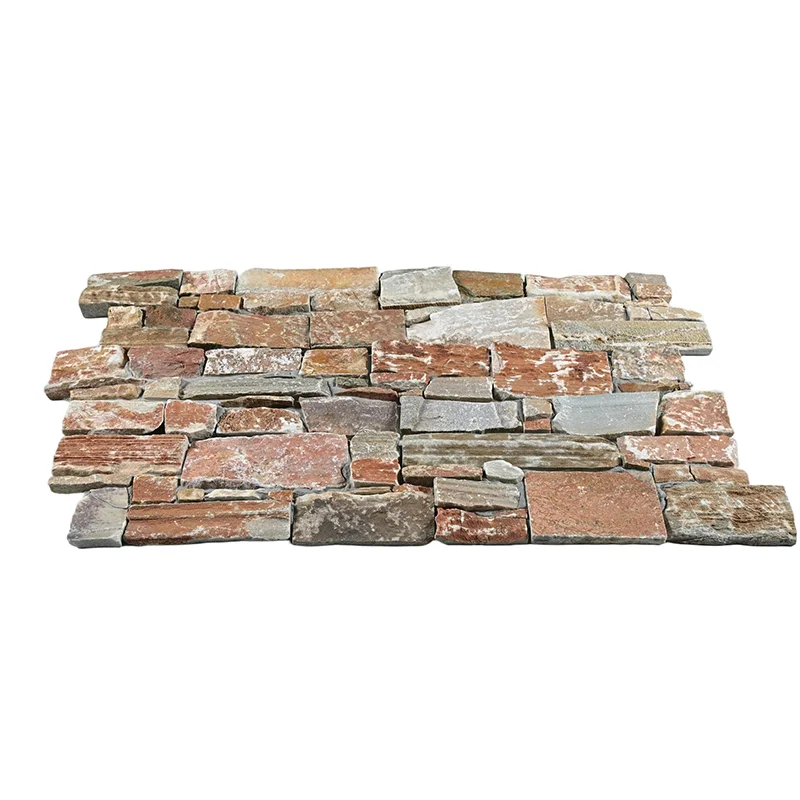 Yellow Slate Stone Veneer with Natural Split Surface