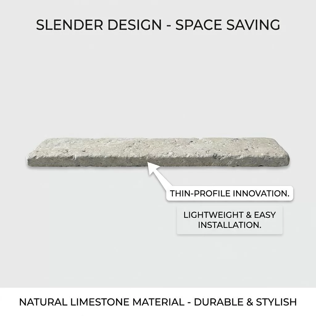 Tumbled Natural Limestone Thin Brick Suppliers and Factory in China