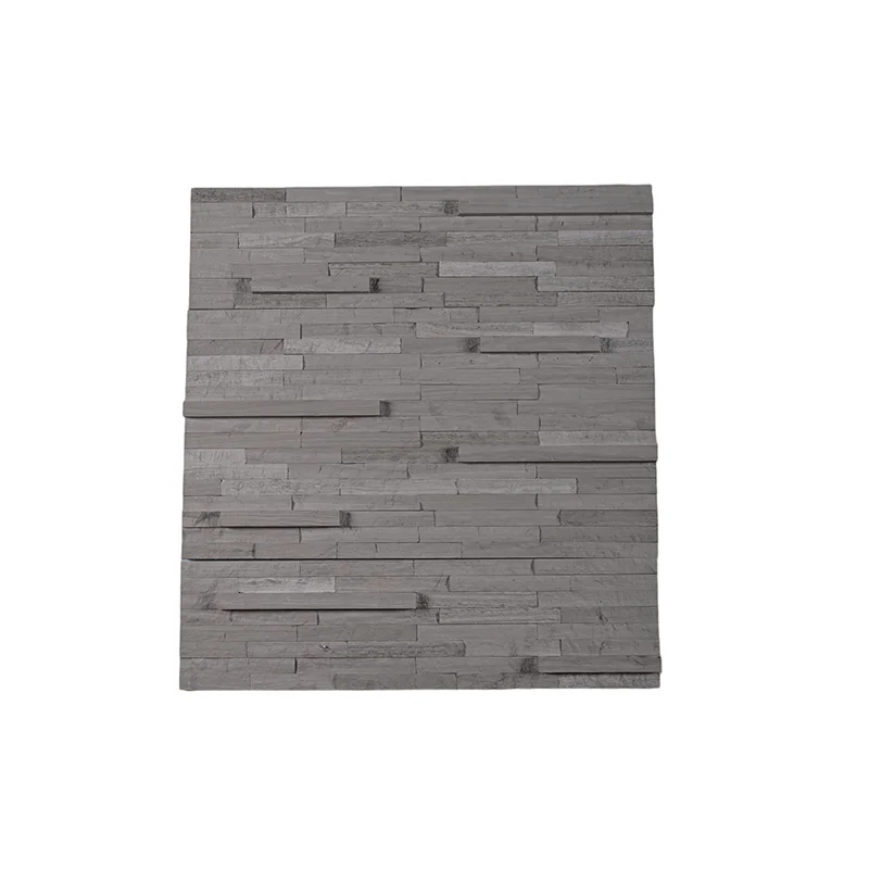 White Wood Vein Natural Split Small Size Panel