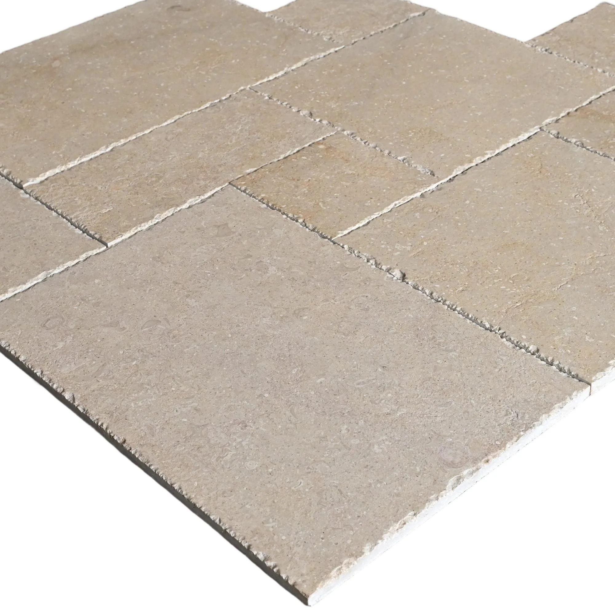 Brown Hand-Chiseled French Pattern