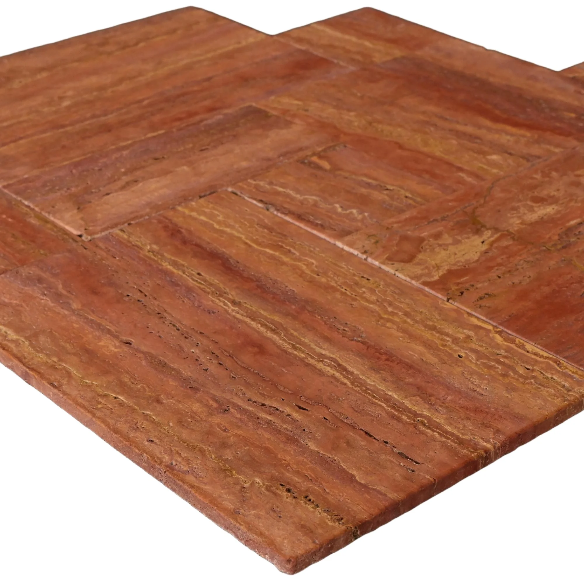 Ruby Travertine French Pattern