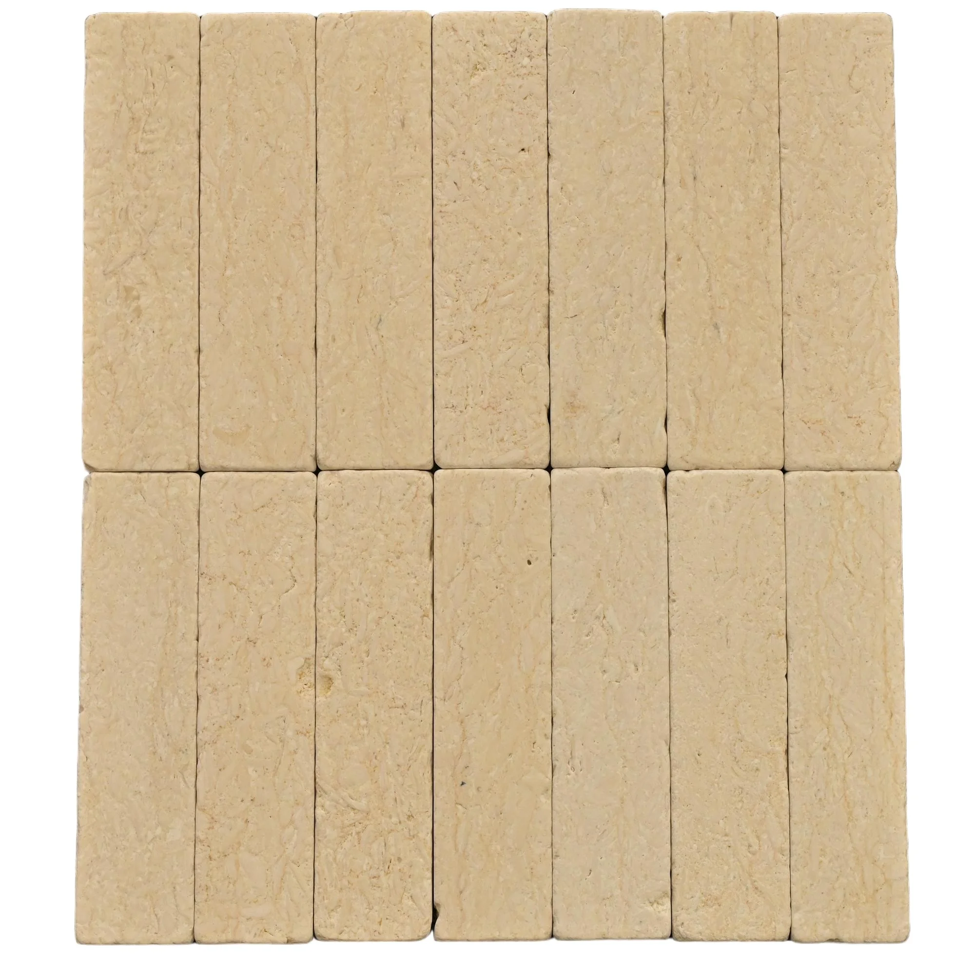 Tumbled Beige Limestone Strips